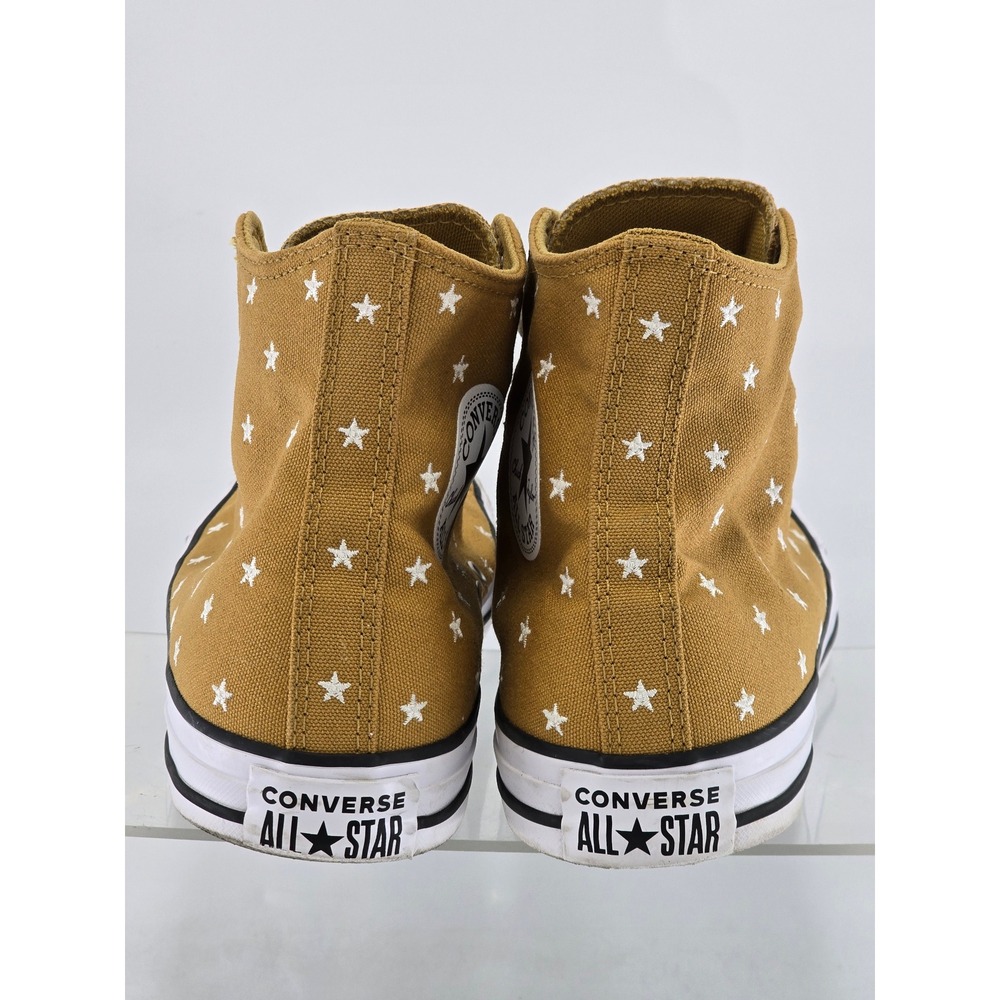 Converse Chuck Taylor All Star High Top Mens 9 Womens 11 Gold Star - Excellent - Picture 5 of 11